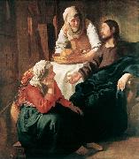 Jan Vermeer Christ in the House of Martha and Mary china oil painting reproduction